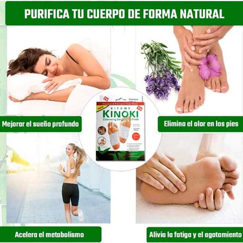 PARCHE DESINTOXICANTE KINOKI™100% NATURALES