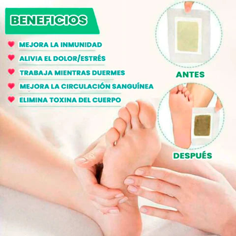 PARCHE DESINTOXICANTE KINOKI™100% NATURALES