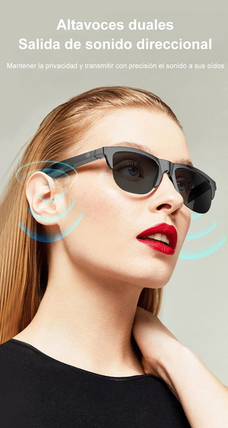 LENTES  CON AUDÍFONOS BLUETOOTH